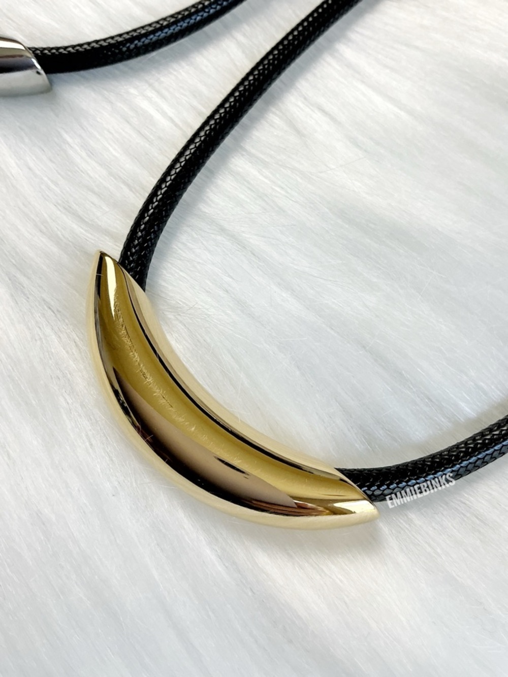 New Revolve Jenna Slider Geometric Necklace ~ Gold Plated Necklace - Picture 9 of 16